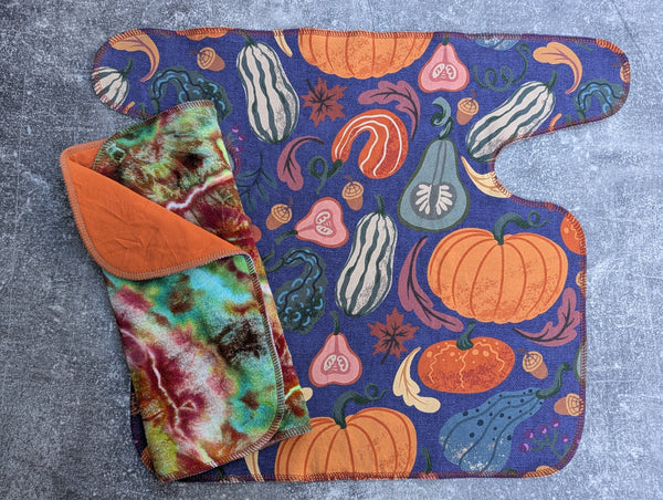 Squash - cotton Euroknit Preflat & Trifold cloth diaper