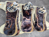 Haunted House (Squish Hybrid Fitteds - cloth diapers - Velour inners - bamboo hemp fleece soakers - Windpro Hybrid )