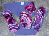 Handdyed bamboo stretch fleece (Contour & Trifold cloth diaper)