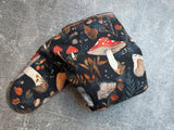 Forest Mushrooms - cotton french terry Preflat & Trifold cloth diaper
