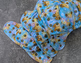 Honey Bears (Light) - LBB Ai3 & V2 cloth diaper - PUL - Athletic wicking Jersey awj - handmade diaper - Pocket AiO cloth diaper
