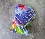 Rainbow geode handdyed bamboo stretch french terry (Contour & Trifold cloth diaper)