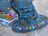 Bats! - Squish Hybrid Fitteds - cloth diapers - bamboo hemp fleece soakers - Windpro Hybrids
