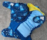 Lightning Bugs - LBB Ai3 & V2 cloth diaper - PUL - Athletic wicking Jersey awj - handmade diaper - Pocket AiO cloth diaper
