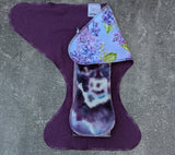 Lilacs - Contour & Trifold cloth diaper