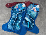 Lighthouse - LBB Ai3 & V2 cloth diaper - PUL - Athletic wicking Jersey awj - handmade diaper - Pocket AiO cloth diaper