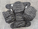 Black Scales - LBB Ai3 & V2 cloth diaper - PUL - Athletic wicking Jersey awj - handmade diaper - Pocket AiO cloth diaper