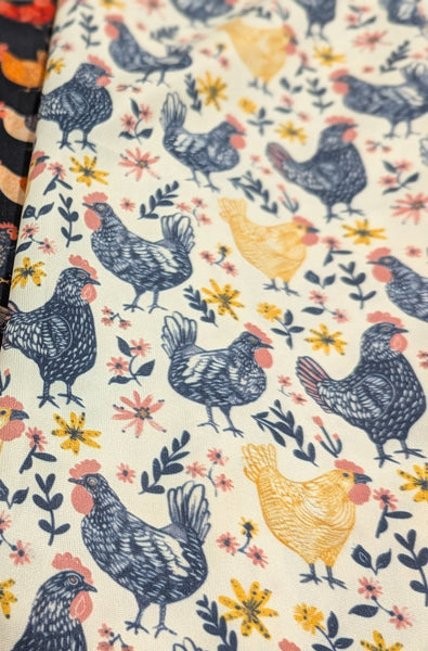 Spring Chickens - LBB Ai3 & V2 cloth diaper - PUL - Athletic wicking Jersey awj - handmade diaper - Pocket AiO cloth diaper