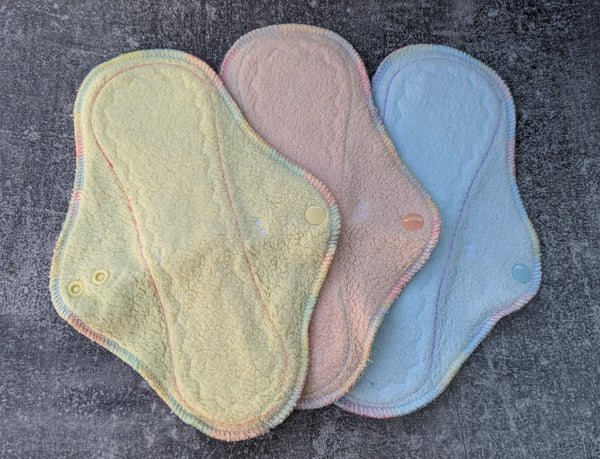 Sherpa - set of 3 - 10 inch moderate cloth pads