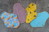 Honey Bears (Light) - set of 4 - 10 inch LIGHT cloth pads