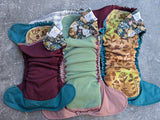 Woodland Cuties - LBB Ai3 & V2 cloth diaper - PUL - Athletic wicking Jersey awj - handmade diaper - Pocket AiO cloth diaper