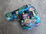 Misty Mushrooms - Cotton French terry Hybrid Fitteds - cloth diapers - bamboo hemp fleece soakers - Windpro Hybrids