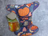 Squash - cotton Euroknit Hybrid Fitteds - cloth diapers - bamboo hemp fleece soakers - Windpro Hybrids