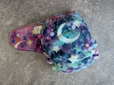 Night Sky (handdyed OBV Hybrid Fitteds - cloth diapers - Velour inners - bamboo hemp fleece soakers - Windpro Hybrid )