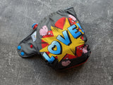 LOVE! (LBB Ai3 & V2 cloth diaper - PUL diaper - Athletic wicking Jersey - handmade diaper - Pocket AiO cloth diaper)