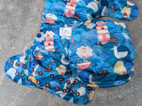 Lighthouse - LBB Ai3 & V2 cloth diaper - PUL - Athletic wicking Jersey awj - handmade diaper - Pocket AiO cloth diaper