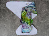 Spellbound handdyed bamboo fleece (Contour & Trifold cloth diaper)