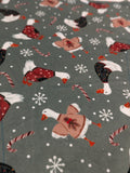 Christmas Goose (Squish Hybrid Fitteds - cloth diapers - Velour inners - bamboo hemp fleece soakers - Windpro Hybrid )