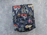 Mushrooms & Daisies - Snug a Buns LBB Cloth Diaper - extended wear diaper - Heavy wetter - Snug a Bun