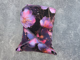 Dark Cherry Blossoms - Contour & Trifold cloth diaper
