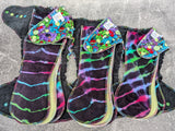 Zombies (Squish Hybrid Fitteds - cloth diapers - Velour inners - bamboo hemp fleece soakers - Windpro Hybrid )