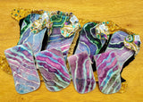 Geodes hand dyed soakers (LBB Ai3v2)