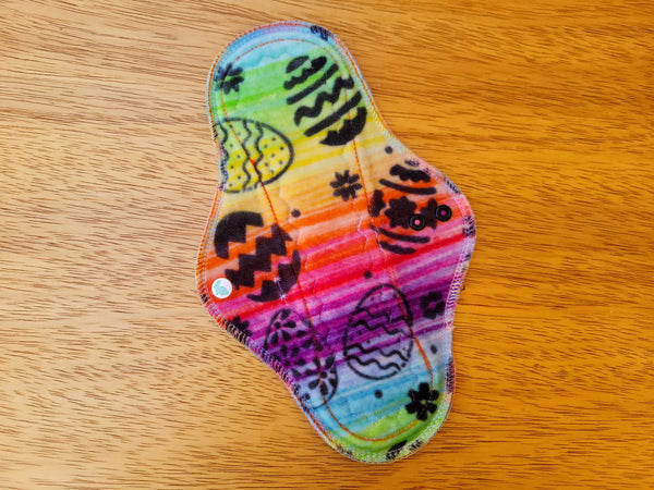 Easter Eggs (hand dyed OBV Cloth Pad)