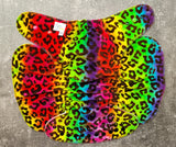 Rainbow Leopard  hand dyed OBV(Fold in Fitted)