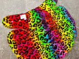 Rainbow Leopard  hand dyed OBV(Fold in Fitted)