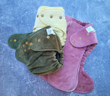 Cotton Velour Solids (Hybrid Fitted Cloth diaper)