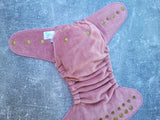 Cotton Velour Solids (Hybrid Fitted Cloth diaper)