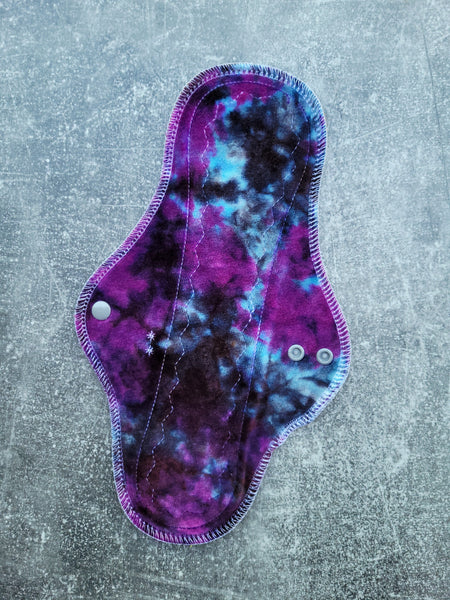 Purple&Black OBV (12in MODERATE  Cloth Pads)