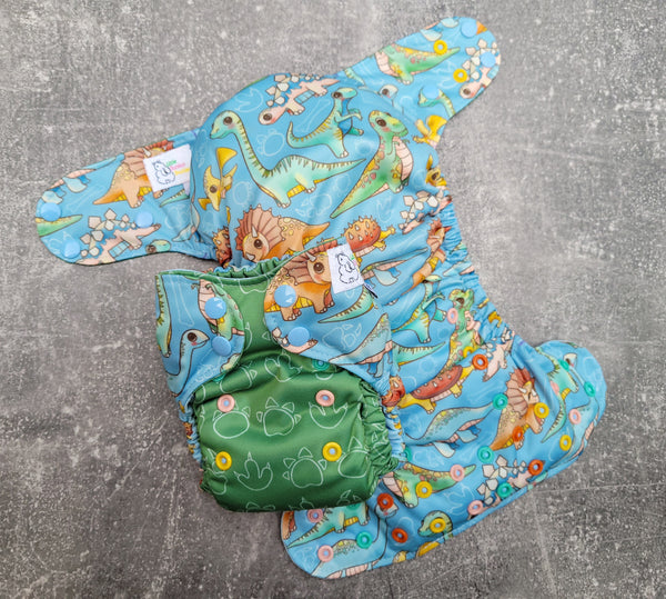 Toon Dinos (LBB Ai3 cloth diapers)