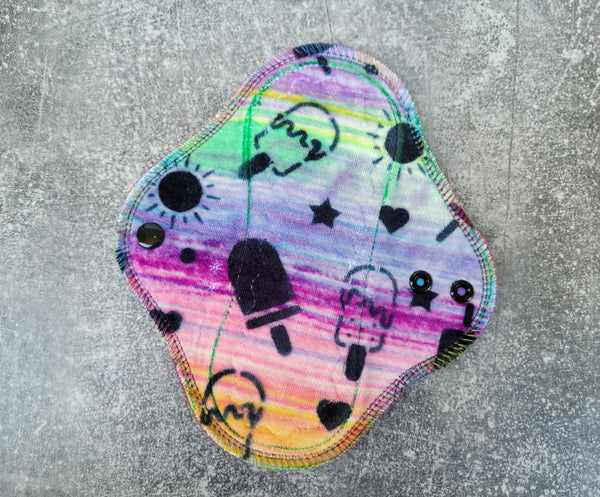 Sweet Treats  (hand dyed OBV Cloth Pad)