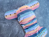 Peep Stripes (Squish Hybrid cloth diapers)