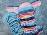 Peeps Stripes (Snug-a-Bun cloth diapers)