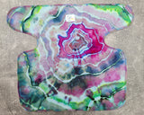 Hand dyed BHSFT (Stretchy Preflat + Trifold cloth diaper)