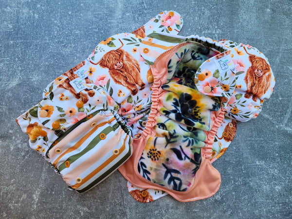 Highland Cow (LBB Ai3 cloth diapers)