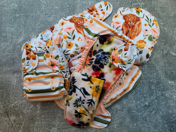 Highland Cow (LBB Ai3 V2 cloth diapers)