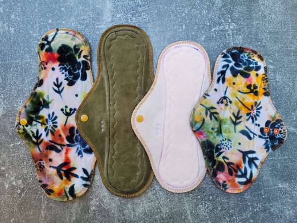 Highland Floral & solids  (cloth pads)