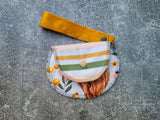 Highland Squish - PUL lined Wet Bag / makeup clutch