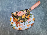 Highland Squish - PUL lined Wet Bag / makeup clutch