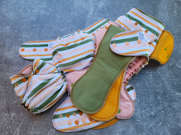 Highland Stripes (Squish Hybrid cloth diapers)