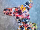 Highland Floral hand dyed OBV (Hybrid Fitted Cloth diaper)