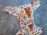 Highland Cow (Squish Hybrid cloth diapers)