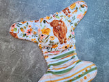 Highland Cow (Squish Hybrid cloth diapers)