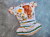 Highland Cow (Squish Hybrid cloth diapers)