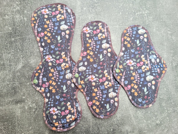 Watercolor Floral BSFT (cloth pads)