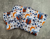 Grumpy Owls (BSFT Stretchy Preflat+Trifold cloth diaper)