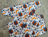 Grumpy Owls (BSFT Stretchy Preflat+Trifold cloth diaper)